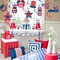 Fourth-4th of July-Imemorial Party-Decorations Streamers - 13pcs Red White Blue
